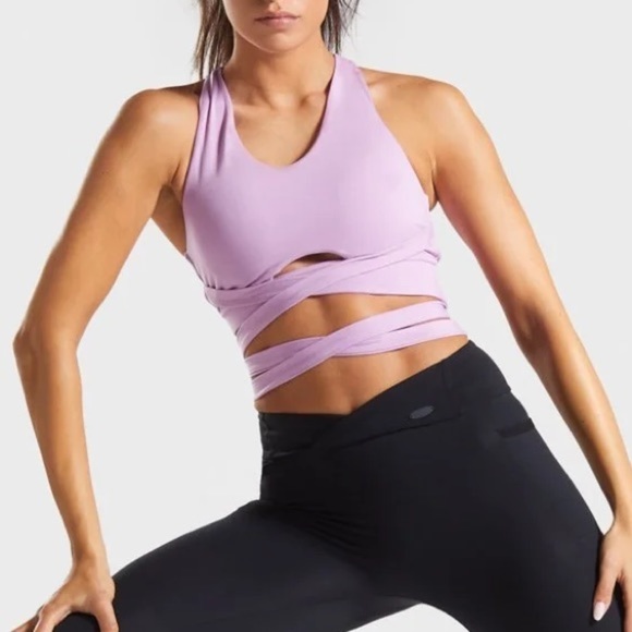 Gymshark Other - Gymshark Poise Wrap Around Sports Bra Size Small